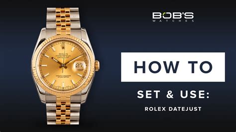 come cambiare data rolex datejust|how to change date on rolex.